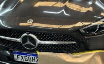 Mercedes - Repintura do para-choque dianteiro